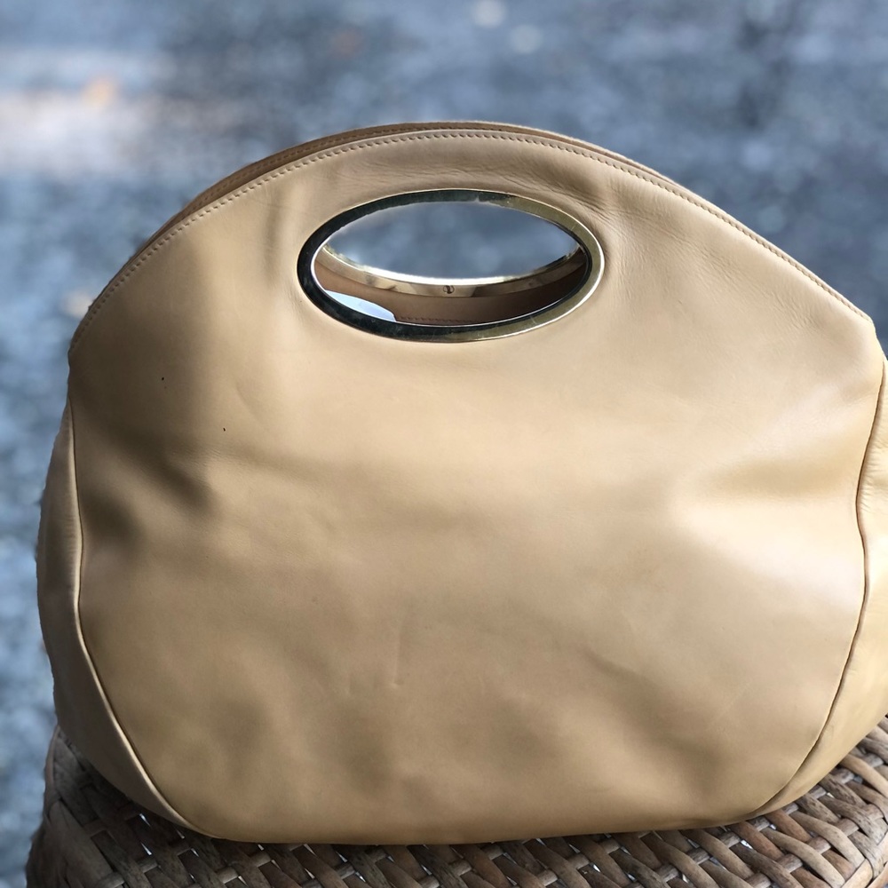 Christian Dior Gold Handbag